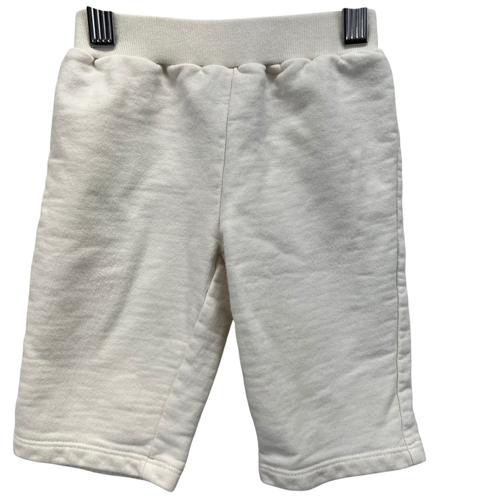 Ralph Lauren Unisex Baby 9M Cream Neutral Cotton Jogger Sweatpants